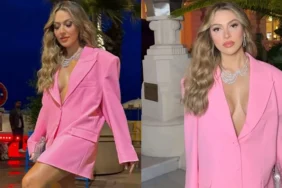 hadise-cannes-pink